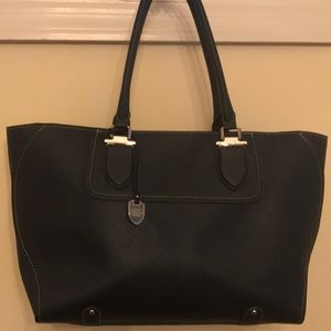 Navy London Fog Tote